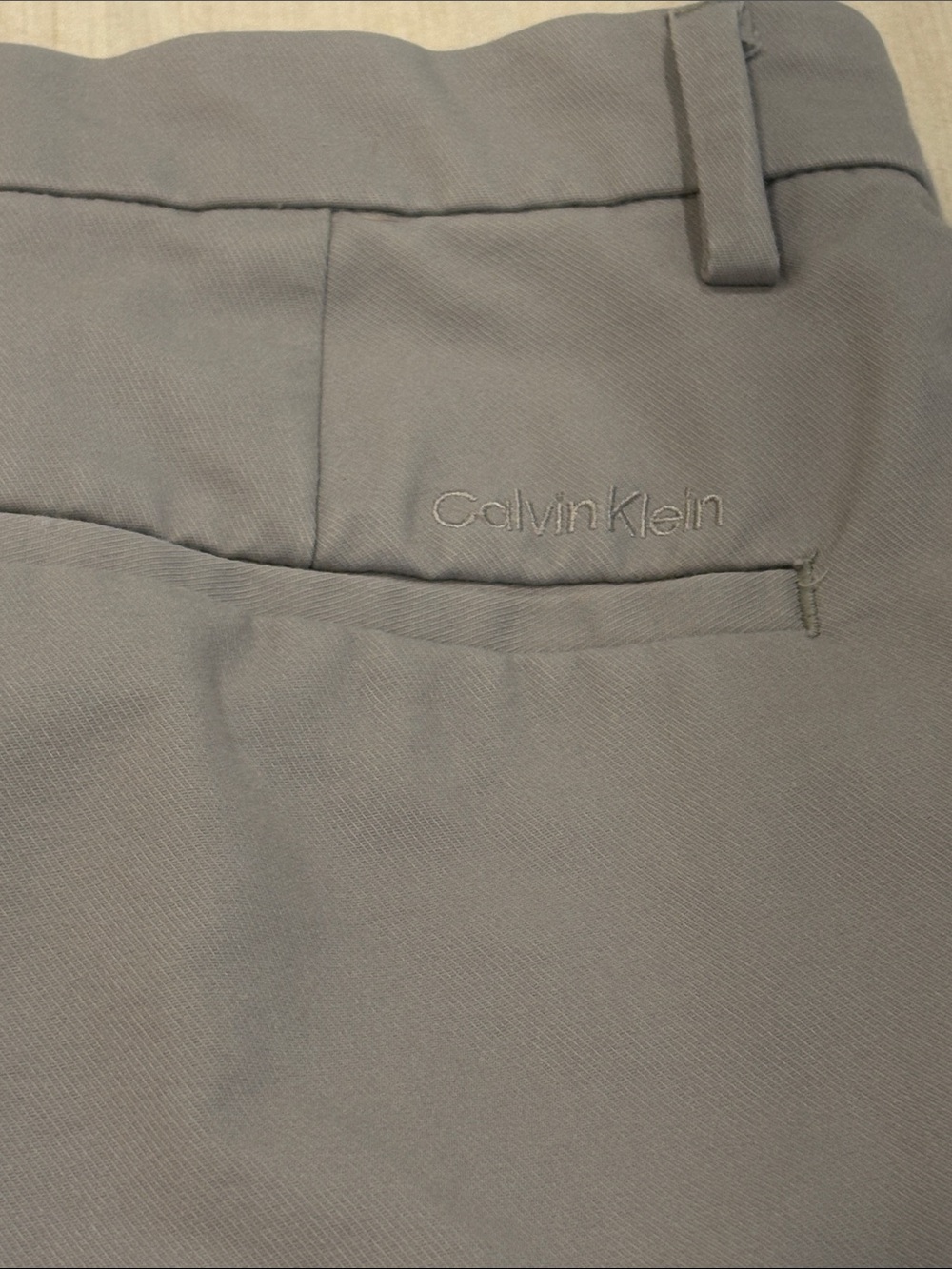 Calvin Klein Gray Chinos 32x32 - Picture 3 of 5